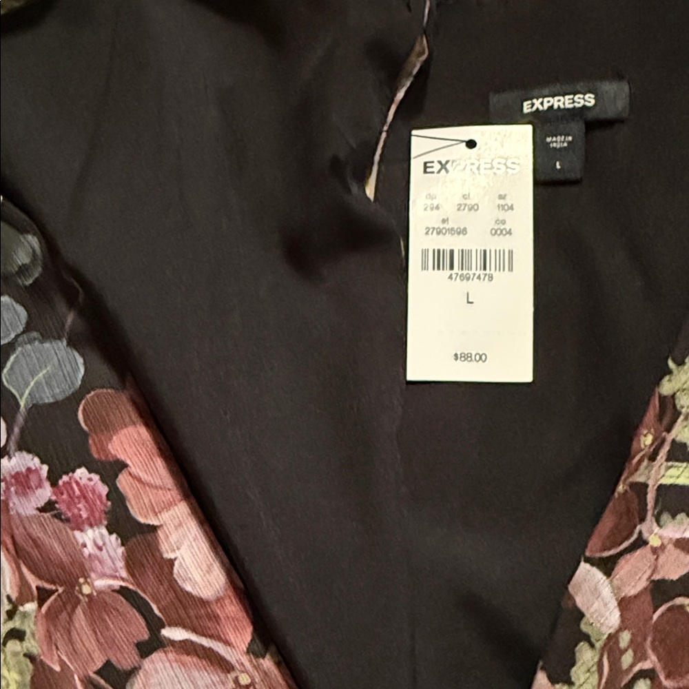 Express Multicolor Floral Dress